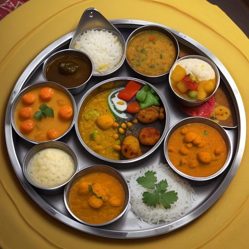 A traditional Indian Thali on a budget